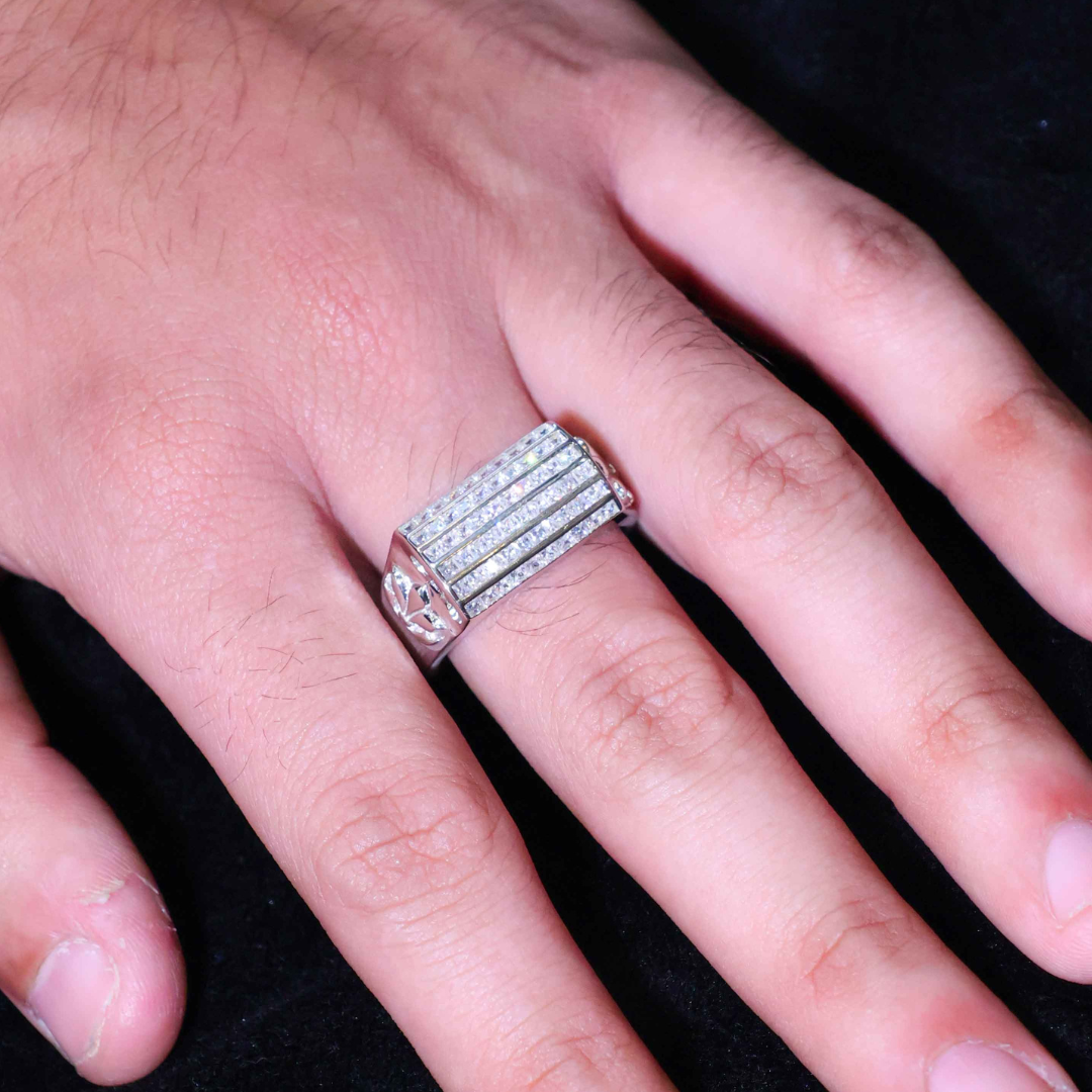 Classic Line Silver Gents Ring