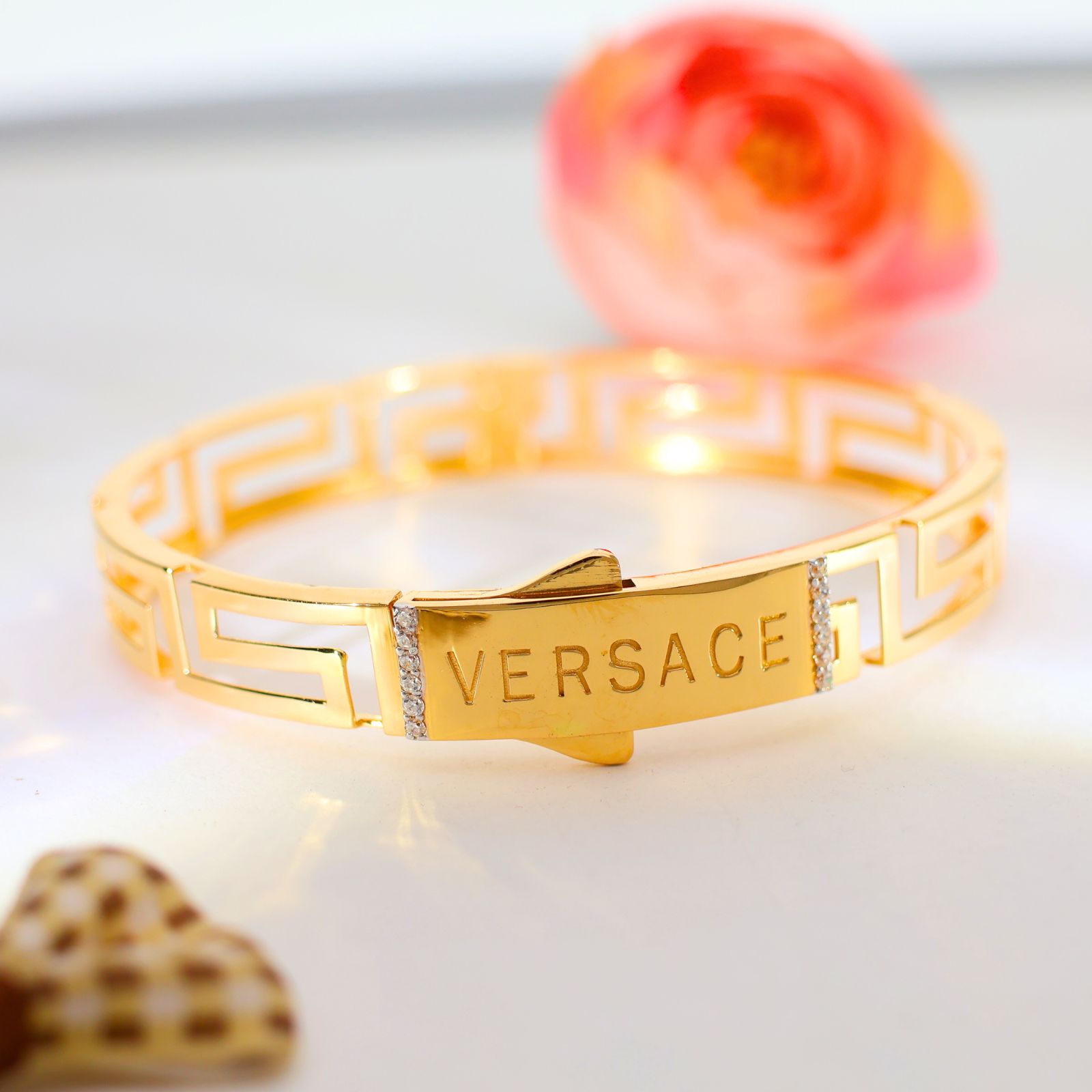 Royal Key Ladies Gold Bracelet - Image 6