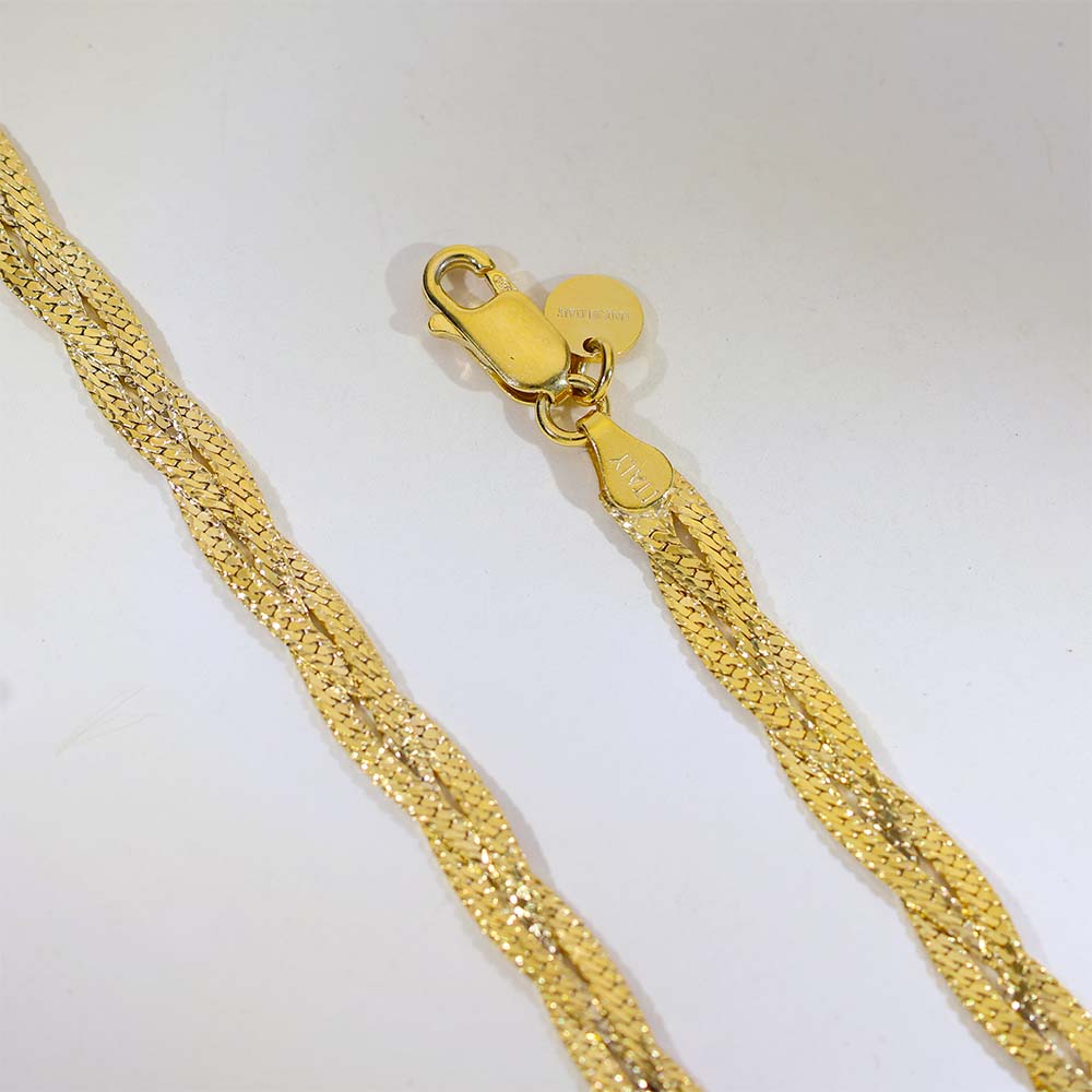 Golden Twist Shine Anklets - Image 3