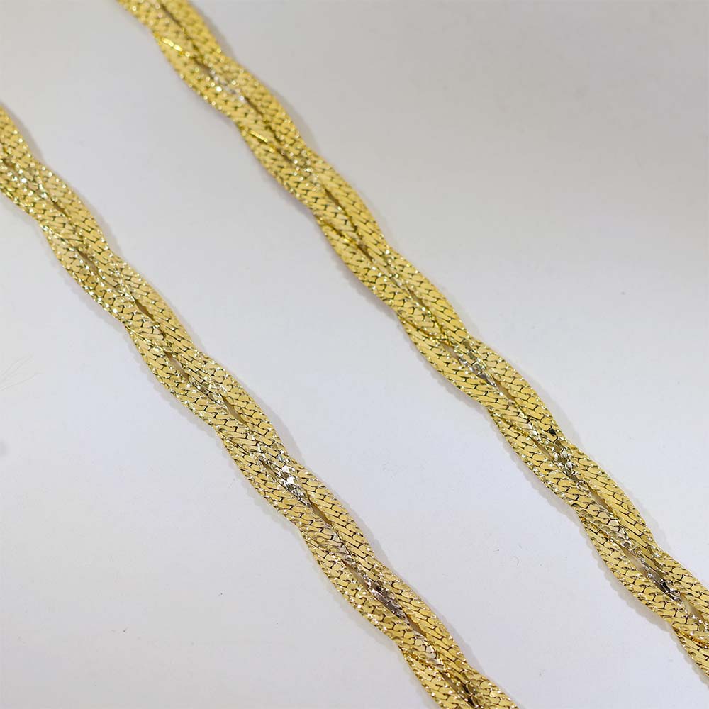 Golden Twist Shine Anklets - Image 2