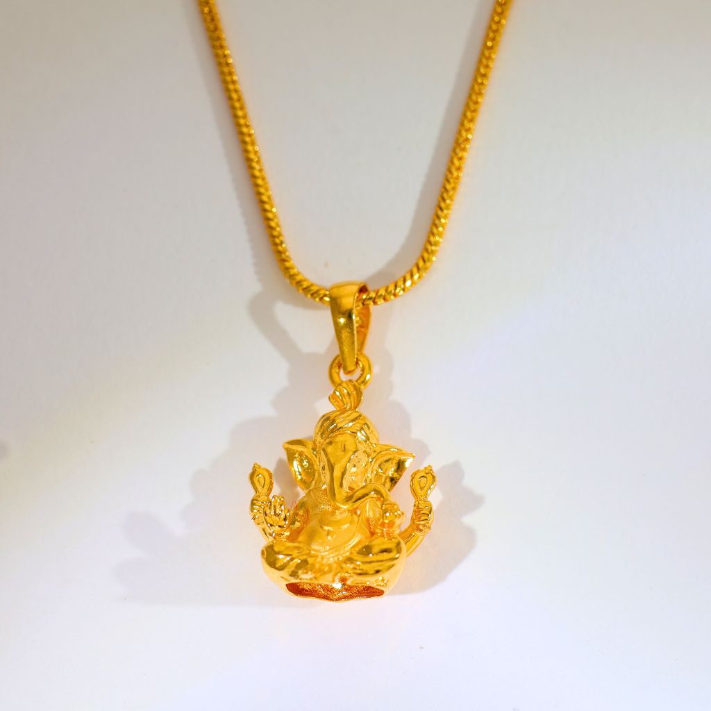Divine Ganpati Gold God Pendents