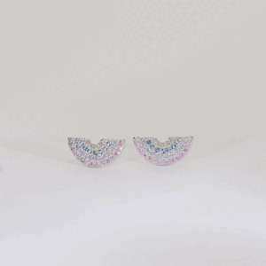 Moon Spark Silver Earrings