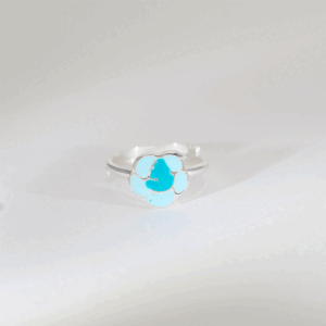 Little Blue Flower Baby Ring
