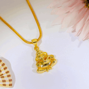 Vighnaharta Ganesh Silver God Pendant