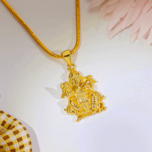 Shubh Ganpati Silver God Pendant