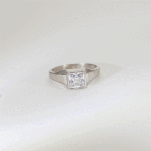 Square Shine Baby Ring