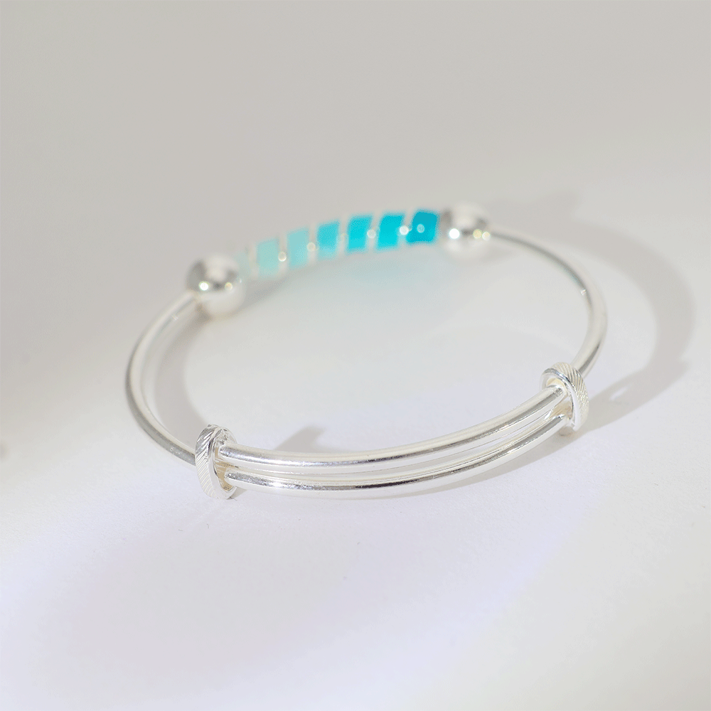 Blue Stripe Baby Kangan - Image 3