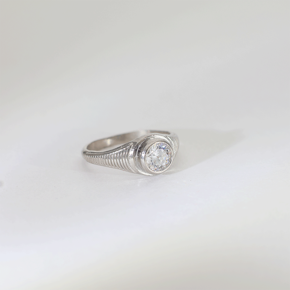 Little Diamond Baby Ring - Image 2