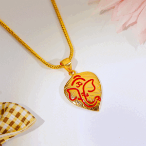 Om Ganesh Silver God Pendant