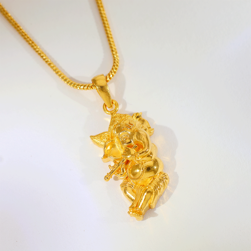 Divine Ganesha Gold God Pendents