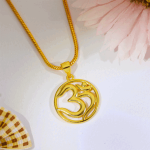Divine Om Silver God Pendant