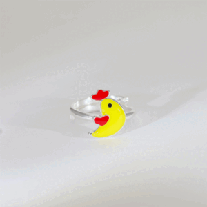 Yellow Chick Baby Ring