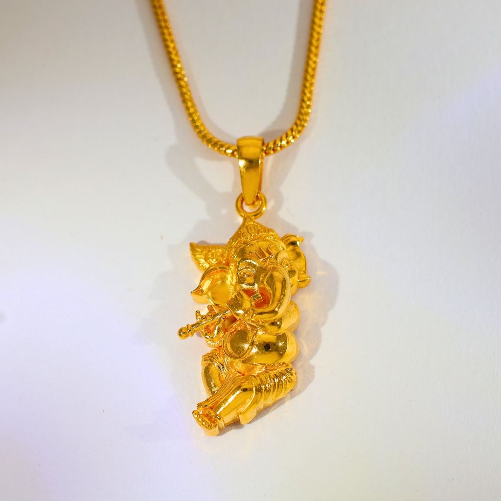 Divine Ganesha Gold God Pendents - Image 3