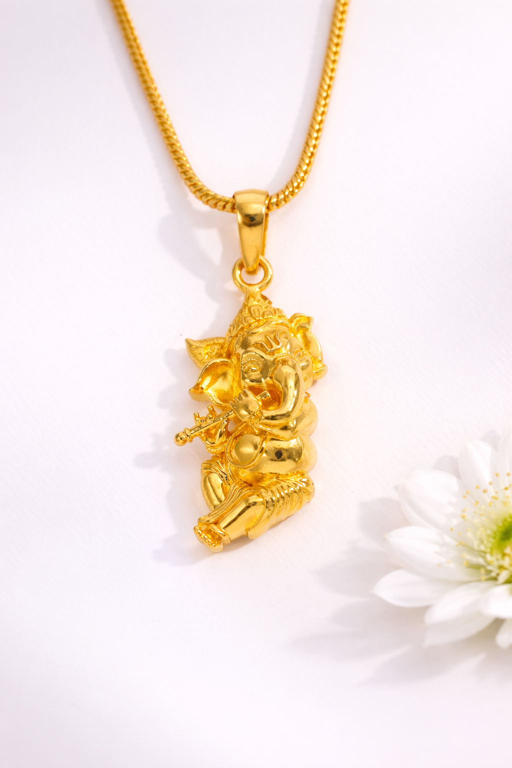 Divine Ganesha Gold God Pendents - Image 4