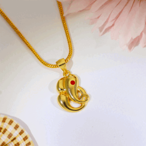 Little Ganpati Silver God Pendant