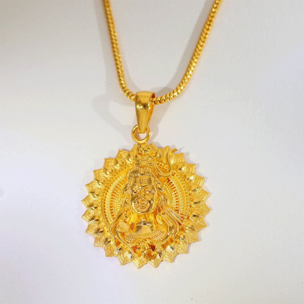 Divine Mahakal Gold God Pendents - Image 2