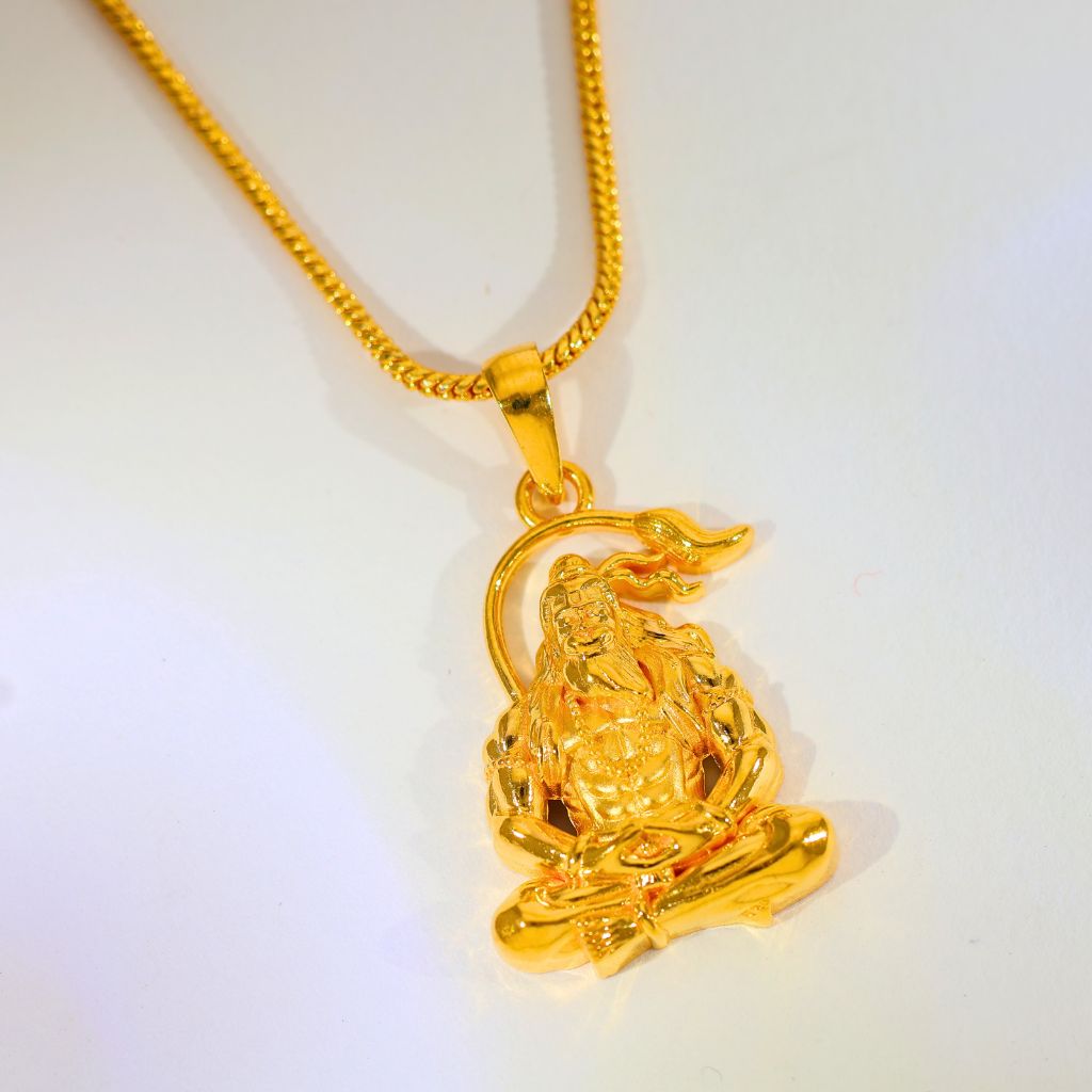 Divine Hanuman Gold God Pendents