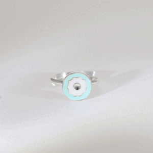 Mint Bloom Baby Ring