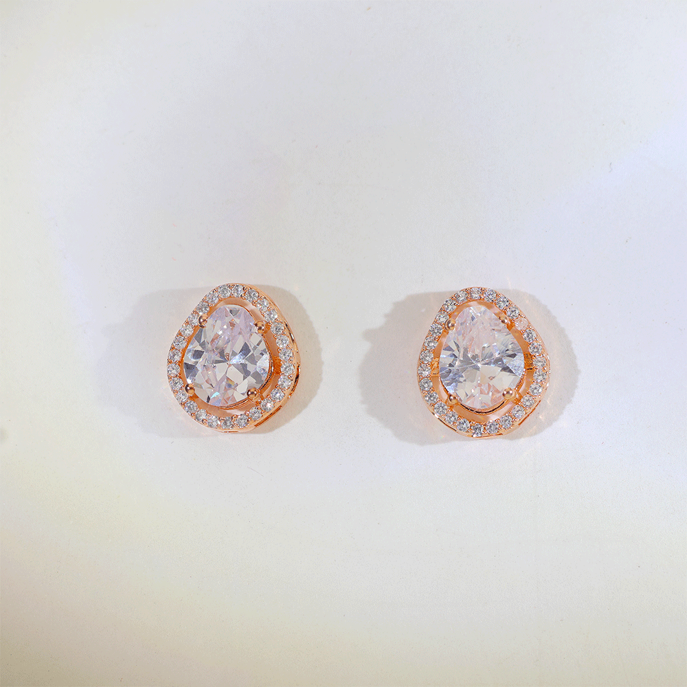 Tear Glow Silver Earrings - Image 2