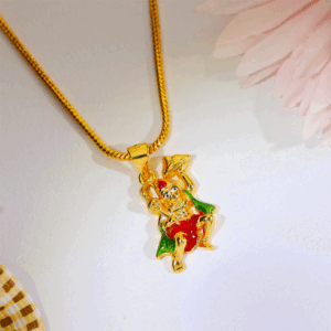 Veer Hanuman Silver God Pendant