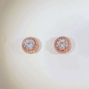 Classic Circle Shine Stud Earrings