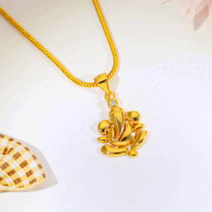 Blessing Ganesha Silver God Pendant