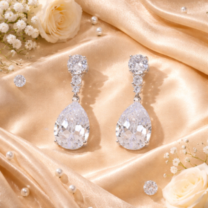 Grace Drop Silver Earring