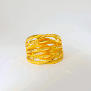 Golden Leaf Gold Ladies Ring