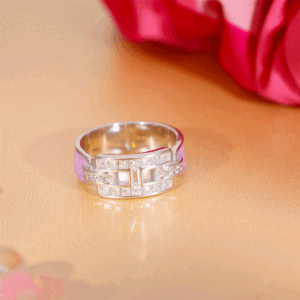 Blush Ribbon Elegance Ring