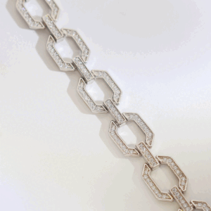 Edge Link Silver Bracelet