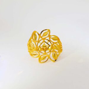 Blossom Leaf Gold Ladies Ring