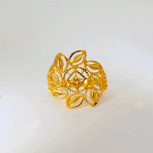 Blossom Leaf Gold Ladies Ring