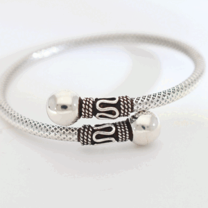 TinyGlow Silver Baby Kangan