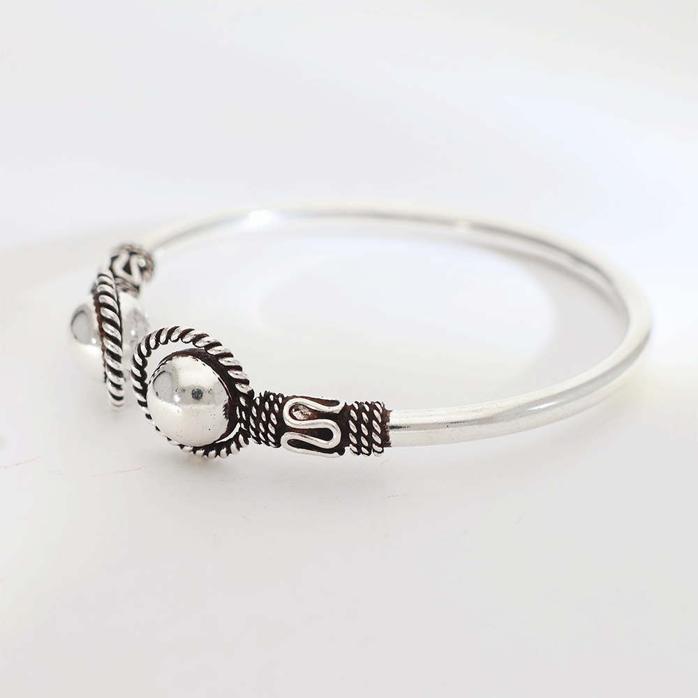 RoyalRing Silver Baby Kangan - Image 3