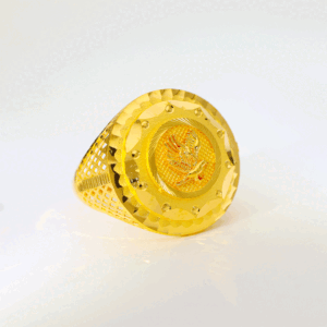 Flying Eagle Gold Gents Ring