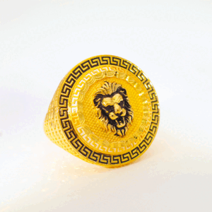 Royal Lion Gold Gents Ring