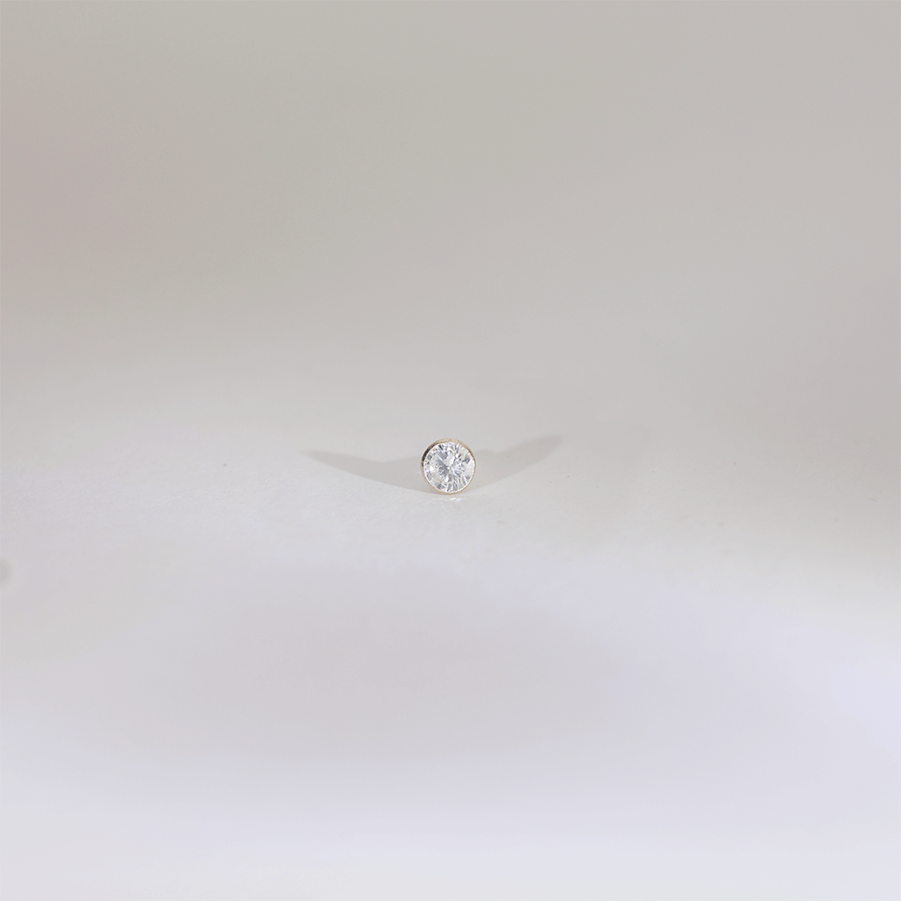 MiniGlow Bezel Nose pin (Single Piece) - Image 2