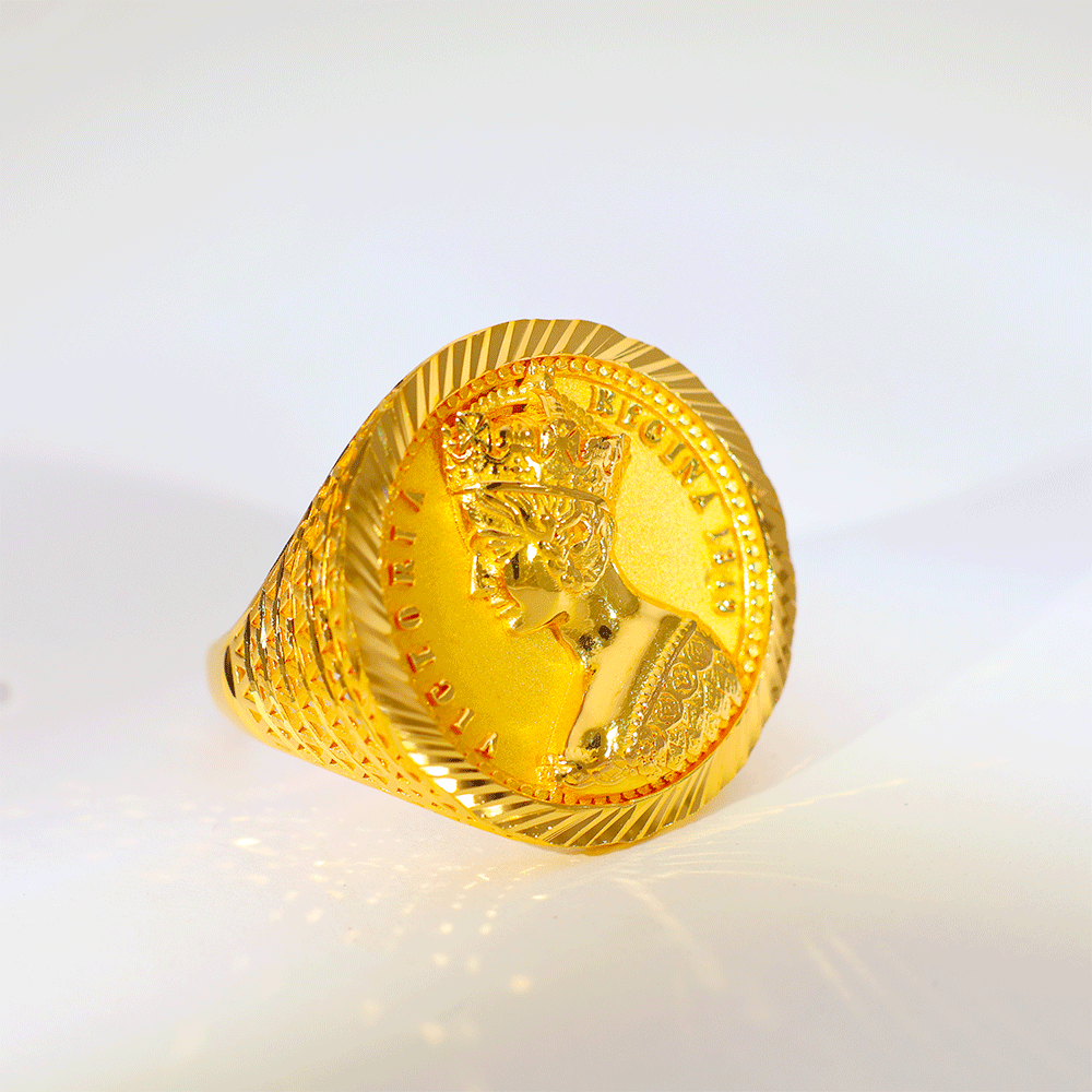 Heritage Coin Gold Gents Ring