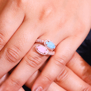 Pastel Twin Glow Ring