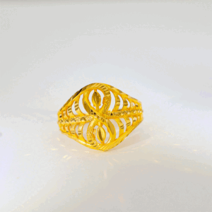Golden Twist Gold Ladies Ring