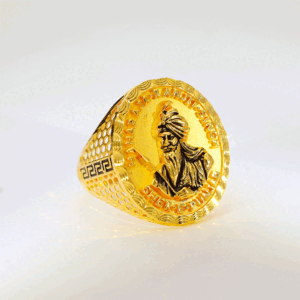 Sher-e-Punjab Gold Gents Ring