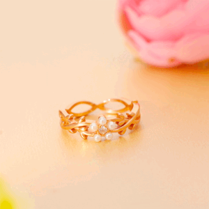 Pearl Vine Knot Ring