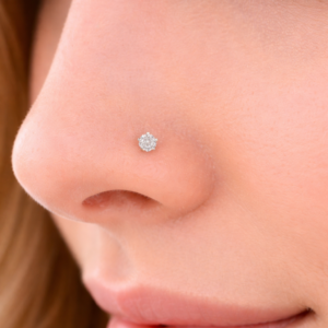 Micro Spark Solitaire Nose pin (Single Piece)