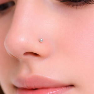 TinyGlow Pearl Nose pin (Single Piece)