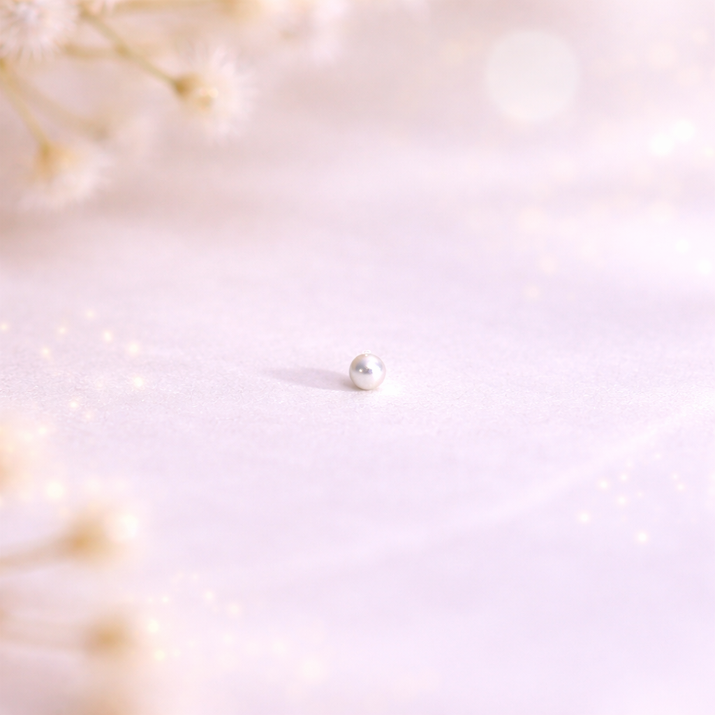 TinyGlow Pearl Nose pin (Single Piece) - Image 5