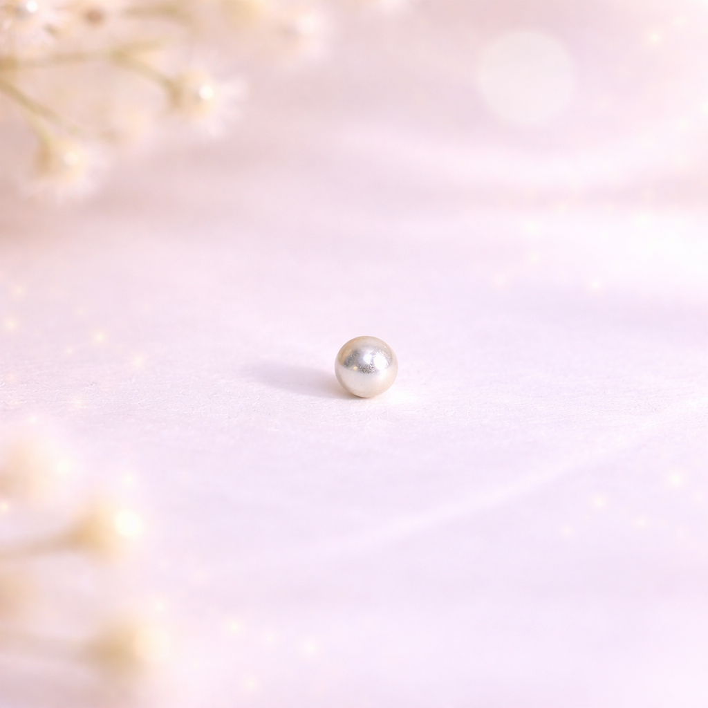 TwinPearl Grace Nose pin(Single Piece) - Image 5