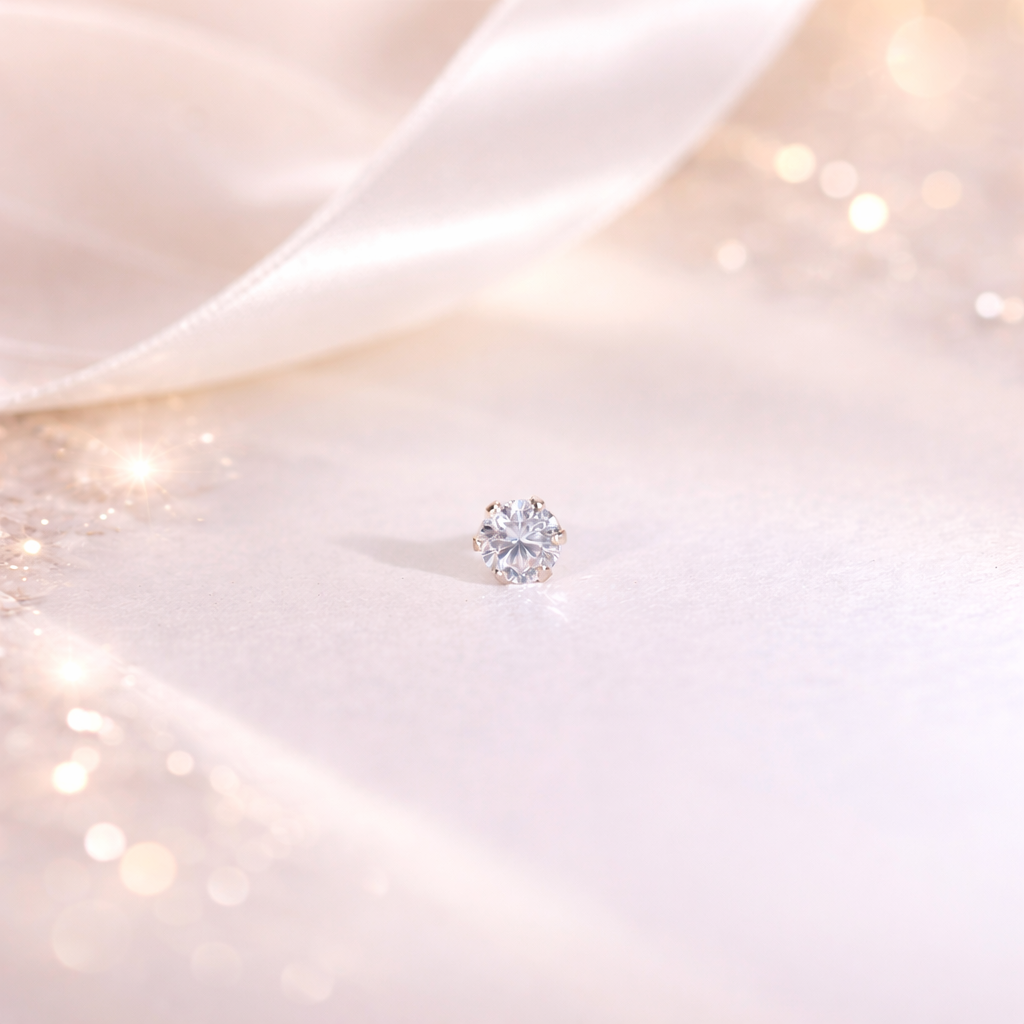 Micro Spark Solitaire Nose pin (Single Piece) - Image 5