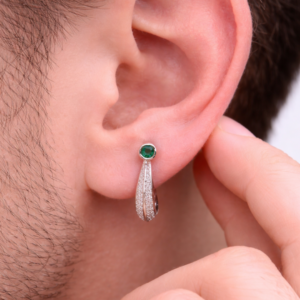 EmeraldDrop Mens Stud