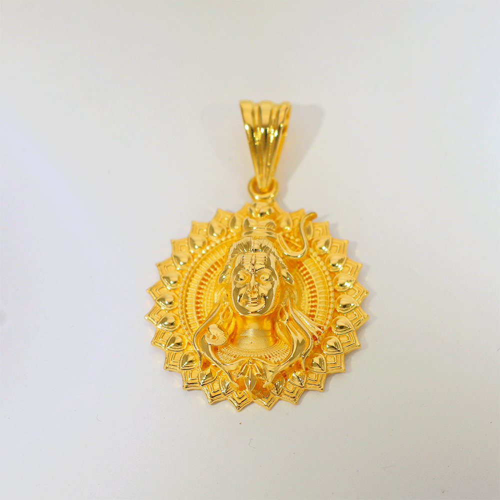 Divine Rudra Gold Pendant - Image 3