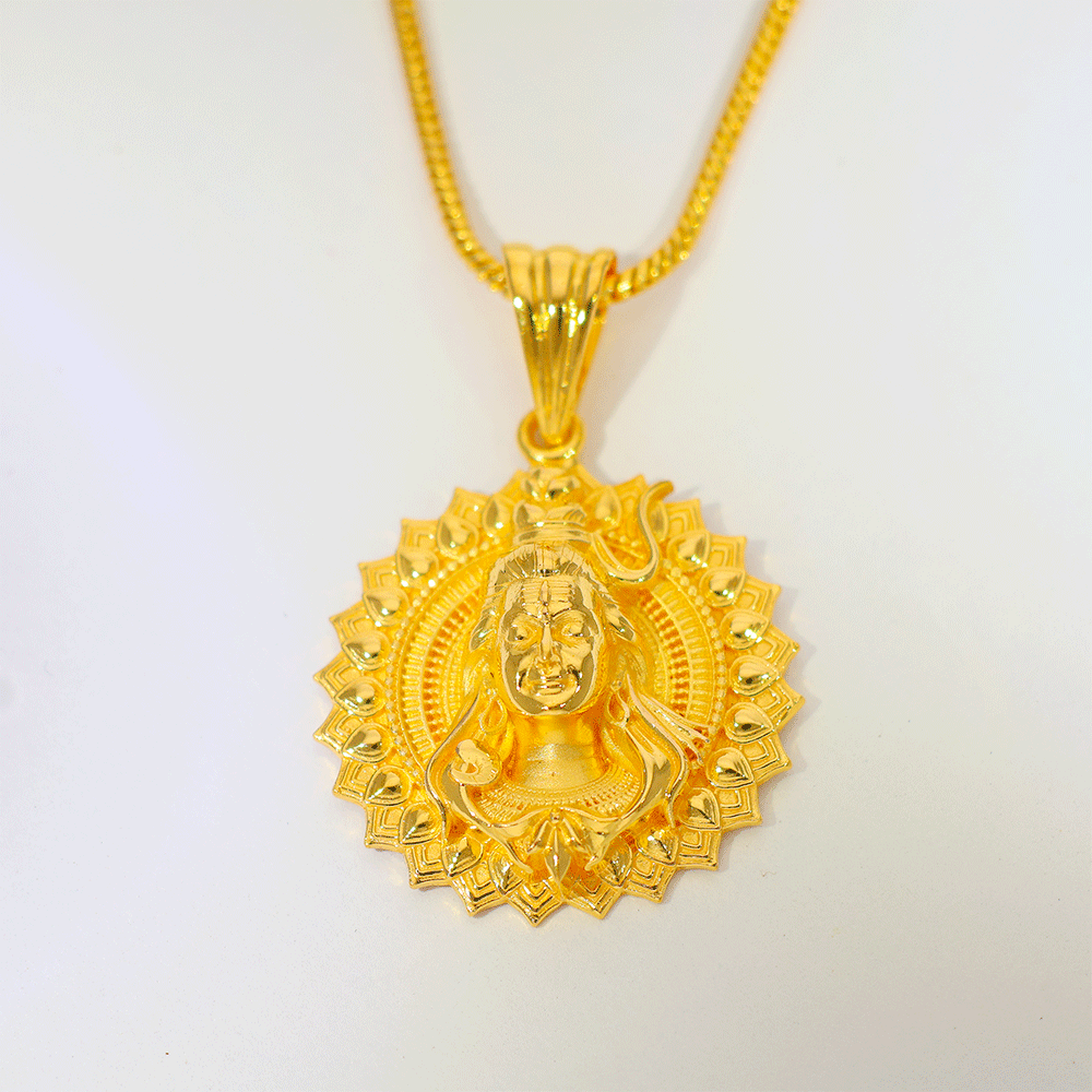 Divine Rudra Gold Pendant - Image 2